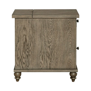 Americana Farmhouse - Chair Side Table - Dusty Taupe