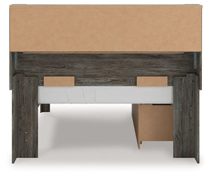 Frandern - Bookcase Panel Bed