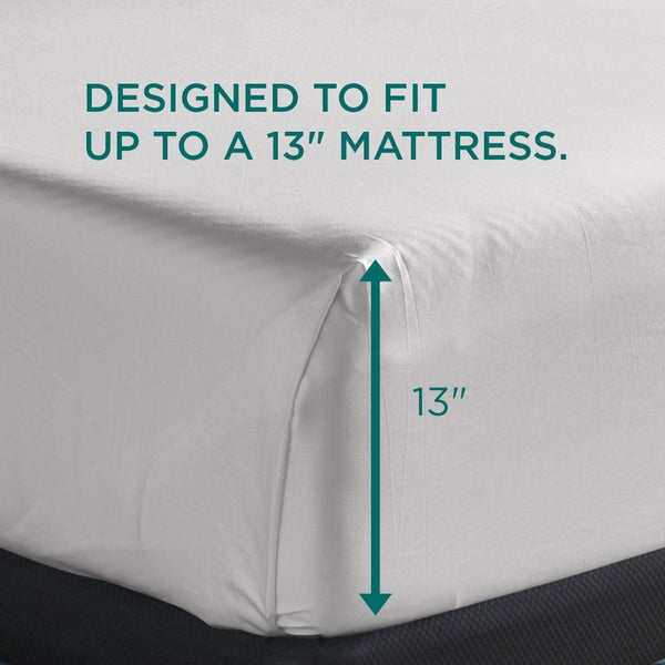 Tempur-Adapt - Tempur-Adapt Luxe Egyptian Cotton Sheets - White