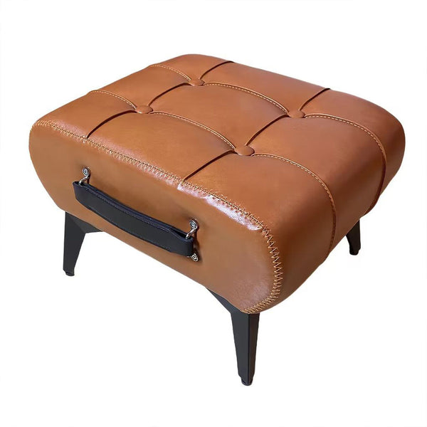 Minimalist Footstool With Hidden Storage