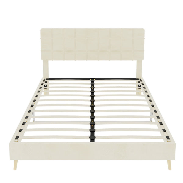 Yungan Lingge Minimalist Soft Pack Headboard Bed