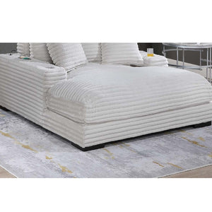 Chaise Lounge With 2 Cup Holders And USB Ports