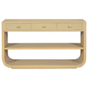 Console Table With 3 Soft Close Drawers & 2 Open Shelves