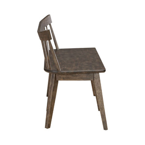 Midland Falls - Spindle Back Bench - Rustic Brown
