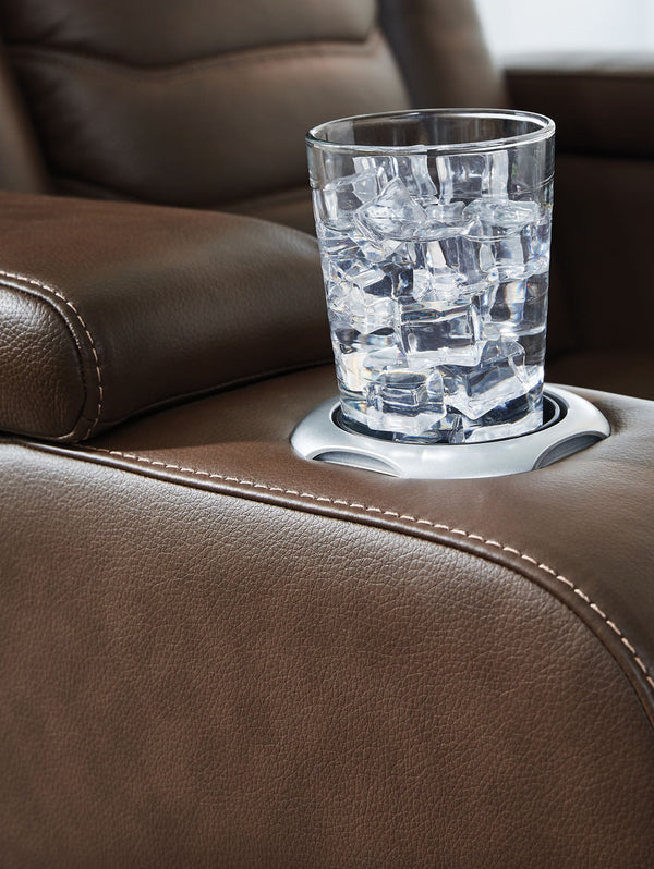 High Impact - Power Recliner / Adj Headrest - Tobacco