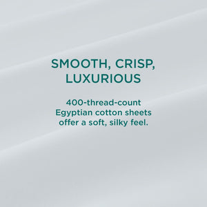 Tempur-Adapt - Tempur-Adapt Luxe Egyptian Cotton Sheets - Sleepy Blue