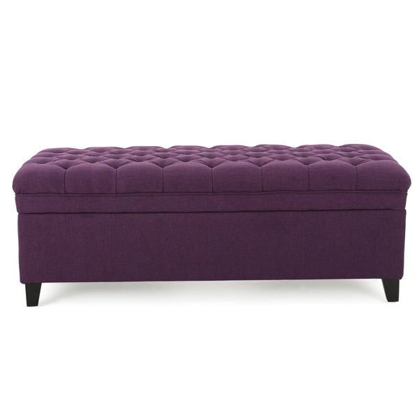Juliana - Storage Ottoman With Birch Legs