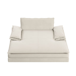 Modern Oversized Double Chaise Lounge Chair