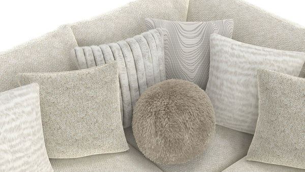 Ritzy - Modular Sofa And Included Cocktail Ottoman