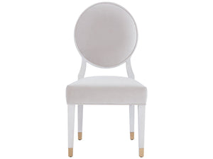Love. Joy. Bliss.-Miranda Kerr Home - Love Joy Bliss Oval Side Chair (Set of 2) - White