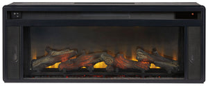 Entertainment Accessories - Fireplace Insert - Rectangular - Black