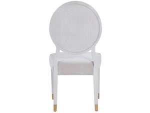 Love. Joy. Bliss.-Miranda Kerr Home - Love Joy Bliss Oval Side Chair (Set of 2) - White