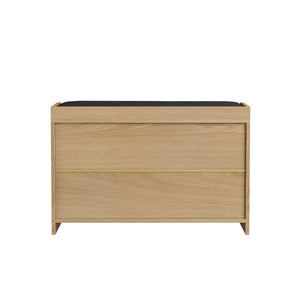 Entryway Shoe Bench With Double Doors
