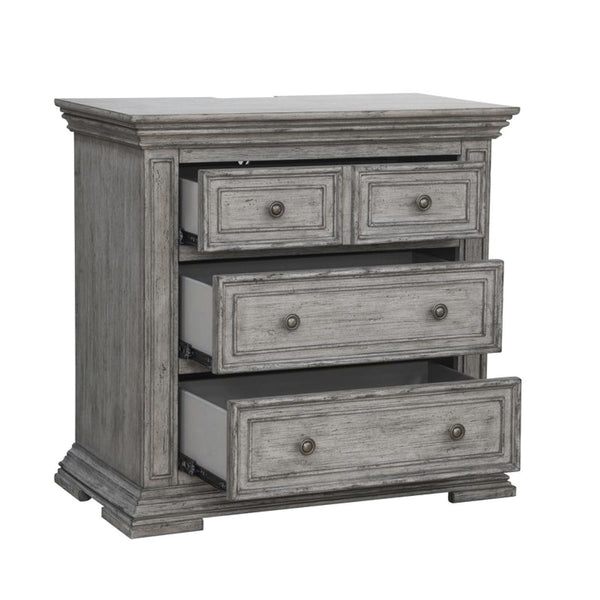 Big Valley - Bedside Chest With Charging Station