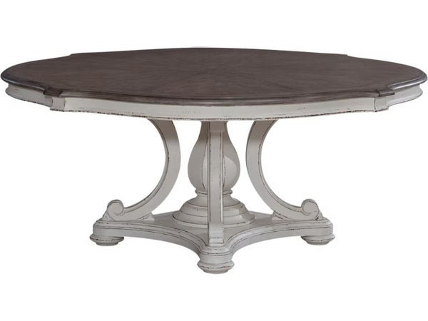 Magnolia Manor - Round Table - Antique White