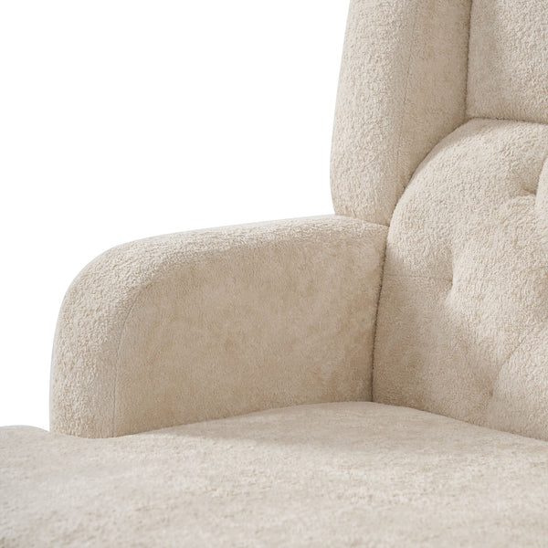 Modern Tufted Upholstered Accent Chair For Living Room