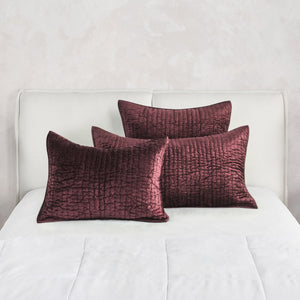 Bari - Velvet Quilt - Port