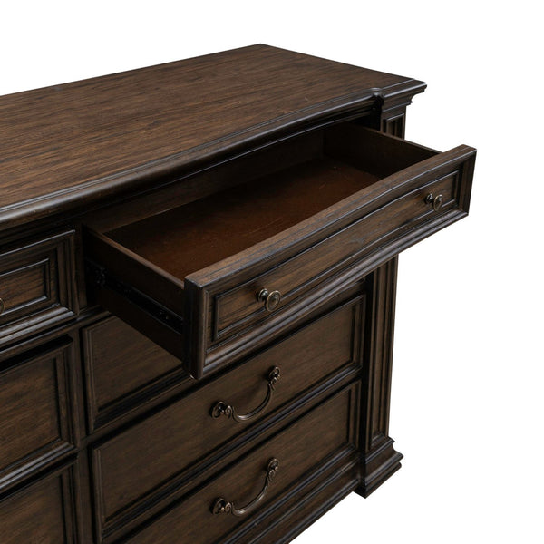 Provence Park - Dresser & Mirror - Chateau Brown