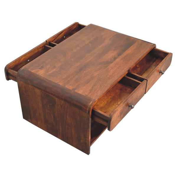 Aspen - Slim Coffee Table - Dark Brown