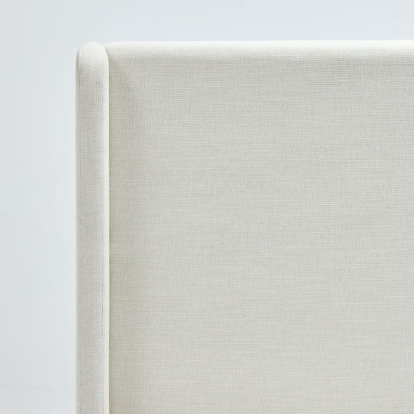 Caron - Upholstered Wingback Bed With High Headboard