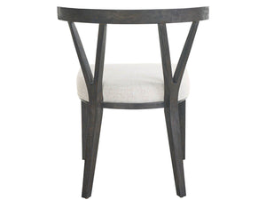 Dwell - Basalt Side Chair (Set of 2) - Dark Gray / White