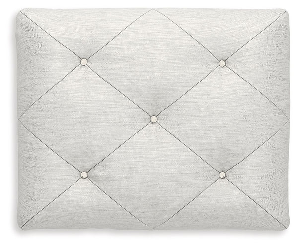 Kozlani - Vanity Upholstered Stool - White
