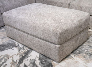 Nexora-Court - Oversized Accent Ottoman - Burlap