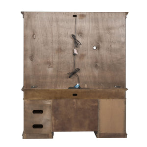 Amelia - 5 Piece Home Office Jr Executive Set - Antique Toffee