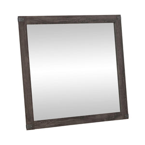 Lakeside Haven - Landscape Mirror - Brownstone