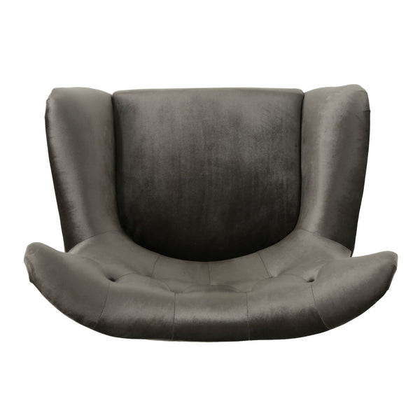 Alyssa - Mid Century Upholstered Arm Chair With Wingback Design