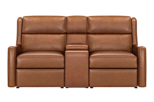 Channing - Power Zero Gravity Tilt Console Loveseat P3 - Renaissance Cinnamon