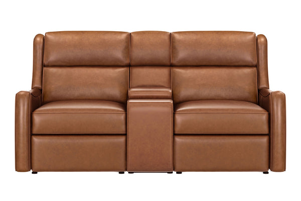 Channing - Power Zero Gravity Tilt Console Loveseat P3 - Renaissance Cinnamon