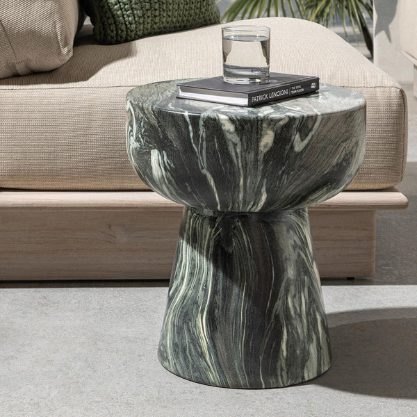 Merz - Outdoor Stool / Table - Green