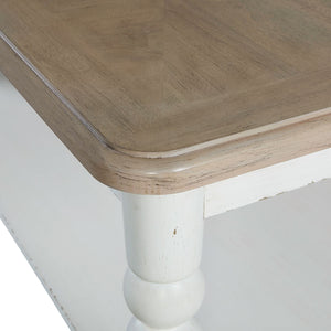 Turnberry Park - Rectangular Cocktail Table - Washed White