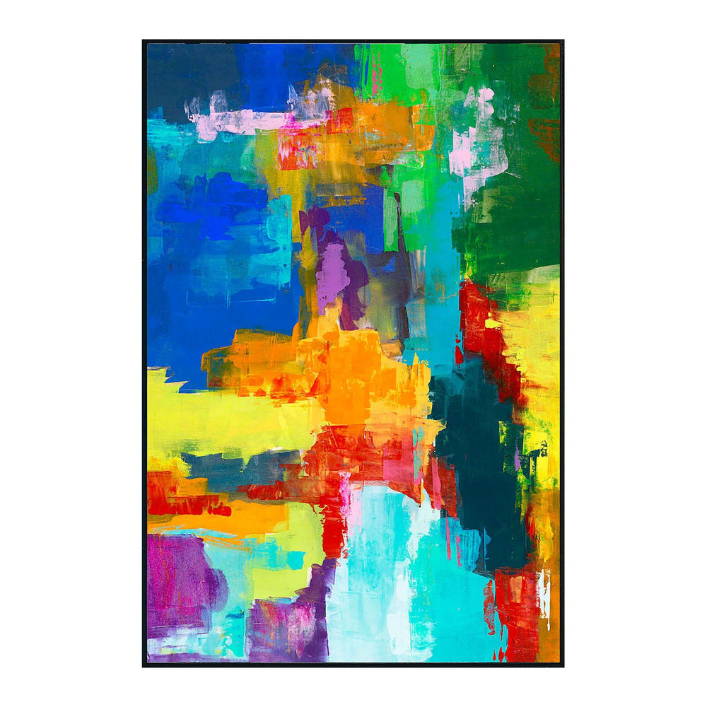 Seascape - 48" x 72" Painting By Buddy Whitlock - Black