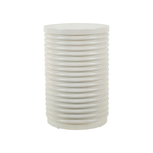 Berkley Square - Round Chairside Table - Linen & Khaki