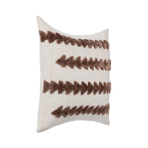 Essay - 22" x 22"Pillow - Frothed Brown