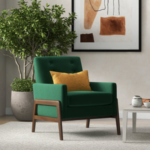 Cole - Solid Wood Lounge Chair