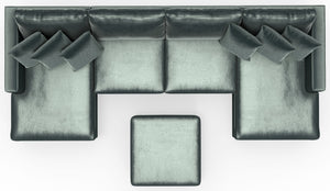 Remington - Modular Sofa And Cocktail Ottoman - Pine