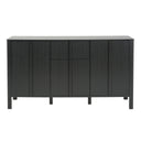 Colored Fluted Sideboard With 3 Doors And 1 Drawer