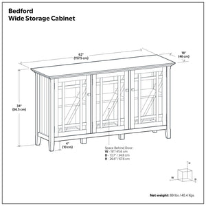 Bedford - Storage Cabinet With Adjustable Shelves - Brown