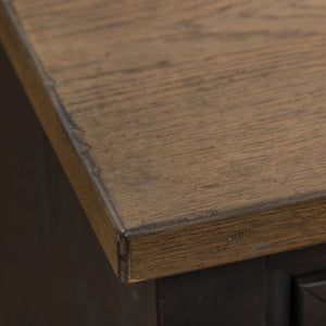 Americana Farmhouse - 2 Drawer Night Stand With Charging Station