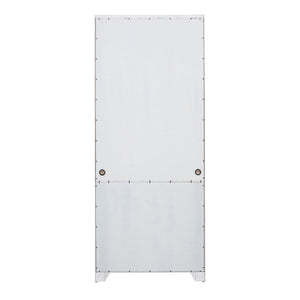 Farmhouse Reimagined - Bookcase - Antique White / Chestnut Tops