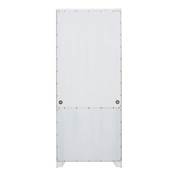 Farmhouse Reimagined - Bookcase - Antique White / Chestnut Tops