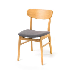 5 Piece Dining Set With Table And Upholstered Chairs