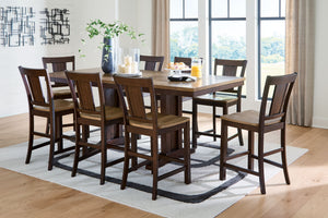 Rylandeen - Counter Height Extension Dining Table Set