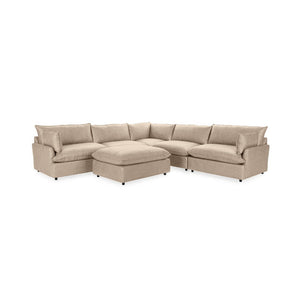 Caplan - 6 Piece Modular Sectional With Ottoman