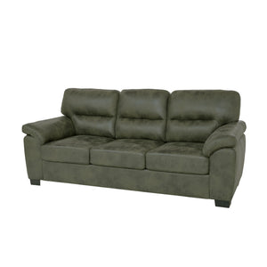 3 Seater Sofa With Padded Armrests And Triangular Leg