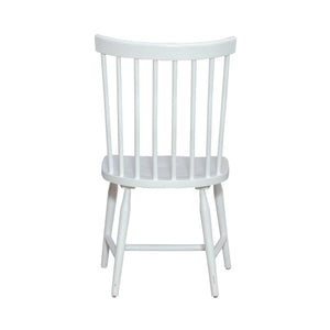 Palmetto Heights - Spindle Back Side Chair - Shell White & Driftwood