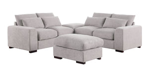 Tatman - Sectional With 2 Ottomans